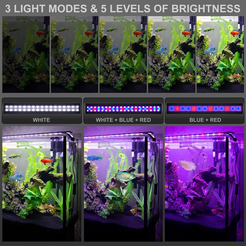Qube 14W Full Spectrum Aquarium Light (16 inches -19 inches