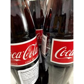 Coca-Cola 6 X Mexican Coca Cola Glass Bottles 12oz Cane Sugar Mexico Bottle Botella Fresh