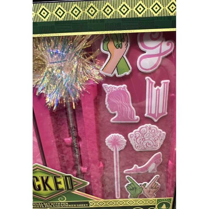Wicked NEW WICKED Oz MOVIE-Glinda Bubble Glass Decor & Journal-Hard