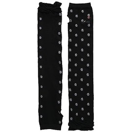 Noah Family Women's Dot Flower Arm Cover, BK