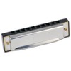 Bontempi 30 1020 10 Notes Metal Harmonica, Multi-Color