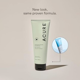 Acure, Acondicionador voluminizador para cabello frgil y delgado, diseado para hidratar sin apelmazar el cabello                                      