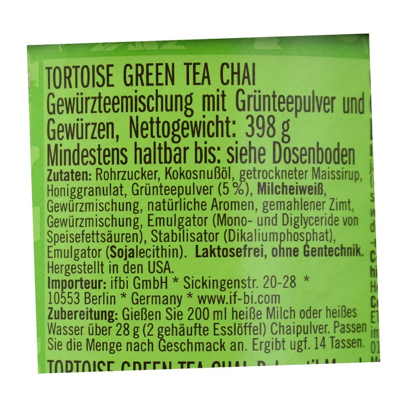 David Rio Tortoise Green Tea Chai Spice Tea Blend 2