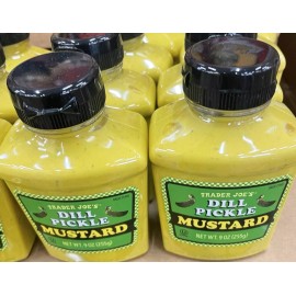 Trader Joe's 2 Pack Trader Joe's DILL PICKLE MUSTARD  9 oz Kosher LIMITED