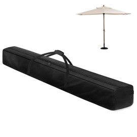 lihtsofty Patio Umbrella Bag 420D Waterproof Outdoor Hammock Umbrella Storage Bag Fits for Home Storage Carrying Traveling & More Patio Hammock and Steel Stand Storage Bag 67" Lx 7" Wx 7" H Black
