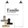 Poster Grammar Word Definition Noun Family 30 x 24 cm