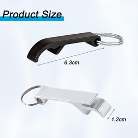 4 Stück Flaschenöffner Schlüsselanhänger,Aluminium Bierflaschenöffner, Mini Bier Getränkebehälter öffner,4 Farben Bottle Opener für Verschiedene Getränke Flasche Bar Party Camping und Familie
