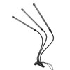 3 Head Clip Plant Light Full Spectrum Red White Warm