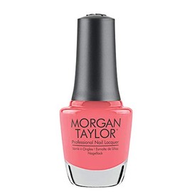 Morgan Taylor Nail Lacquer (Manga-round With Me) Orange Professional Lacquer, Vibrant, Chip-Resistant, Fast-Drying, Long-Lasting, High-Shine, Perfect for Manicures & Pedicure, 0.5 ounce.