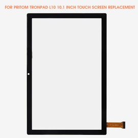 Digitizer for Pritom TronPad L10 10.1 inch Touch Screen Replacement for Pritom TronPad L10 Touchscreen Front Touch Glass Panel with Repair Tools (not LCD Display)