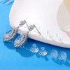 Silicone Earring Backs, Clear Locking Secure Earring Backs for Studs,