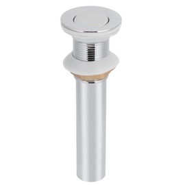 Bathroom Sink Drain Anti Clog Basin Popup Bounce Draining Stopper with Protective CoverWithout Overflow Hole