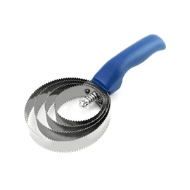 QWORK® Double Sided Horse Brush 4 Rings with Soft Touch Handle