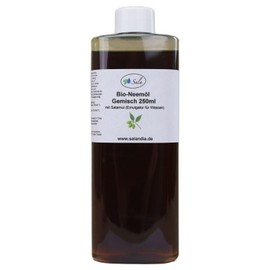 Sala Organic Neem Oil Cold Pressed with Salamul Emulsifier Ready Mixed 250 ml PET Bottle