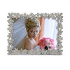 MIMOSA MOMENTS Flora Style Metal Picture Frame with Rhinestones Décor