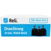 Reli. 30 Gallon Trash Bags Drawstring | 150 Count |
