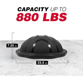 Yes4All Balance Ball, 880lbs Fitness Work Out Half Ball, Home Gym Equipment for Exercise, Yoga Trainer, Core Strength