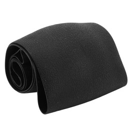 ANGGREK Cubierta del Volante de Silicona, Cómodas Cubiertas de Volante Automotrices Antideslizantes Táctiles para Todas Las Estaciones (Black)