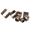 7PCS Leather Die Cutter Rounded Tetragonum 20‑50mm Leather Cutting Dies