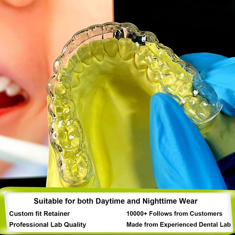 Custom Clear Retainer, Dental Retainer for Adults & Teens, Slim,