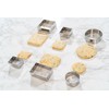 Bakerpan Stainless Steel Round Cookie Cutter Set, Circle Cookie Cutters,