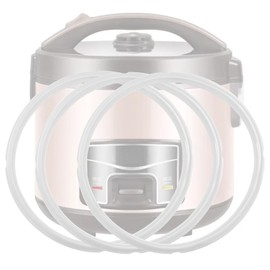 LVADUHF 3Pcs Silicone Sealing Ring 6qt for Instant Pot Sealing ring for 5/6 Qt, Replacement Seal Gasket Fits IP-DUO60, IP-LUX60, IP-DUO50, IP-LUX50, Smart-60, IP-CSG60 and IP-CSG50, White