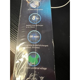 Kemei Men Electric Shaver Trimmer USB Razor Shaving Machine Twin Blade Rechargeable