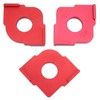 R Rounded Corner Template Router Woodworking Positioning Locator R5-R25 R10-R15