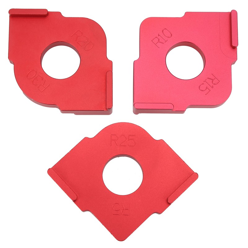 R Rounded Corner Template Router Woodworking Positioning Locator R5-R25 R10-R15
