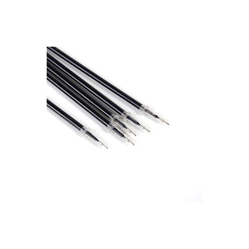Sencoo 24-Pack 0.5 mm Black Gel Ink Pen Replace Refills