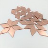 NUO RUI 200pcs 1" x 1/2" Diamond Shape Mirror Mosaic
