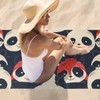 MAYCARI Beach Towel 80 x 180 cm Beach Towels Lightweight