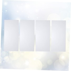 TEHAUX 4Pcs Air Vent Cover Thick Floor Vent Covers for Home Wall Registers Easy to Install Durable Material for Efficient Air Flow