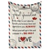 InnoBeta Great Grandma Gifts, Super Soft Flannel Throw Blankets Gifts
