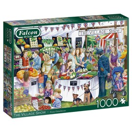 Jumbo, Falcon de luxe - Village Show, Jigsaw Puzzles for Adults, 1000-Piece