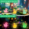 JEYORZY Pack of 100 Mini Luminous Ducks, Miniature Colourful Resin,