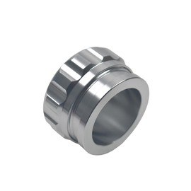 1.5 Inch Weld Gas Cap Aluminum Alloy Fuel Cap with Weld On Filler Neck Oil Tank Cap for Automotive and Industrial Applications