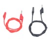 4mm Banana to Crocodile Clip Test Lead Stackable Soft Flexible