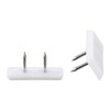 sourcing map Furniture Feet Nail Plastic Glide Nails Square Chair