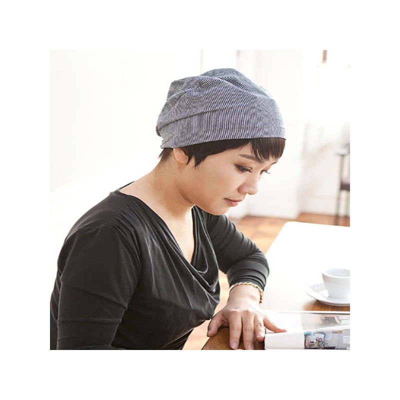 Wig Women's partial wig Hat wig Easy Velcro band wig,