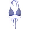 BERLOOK Bikini reversible para mujer, parte superior de corte alto,