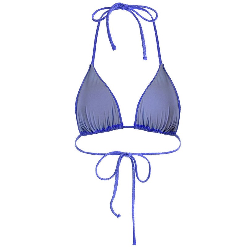 BERLOOK Bikini reversible para mujer, parte superior de corte alto,