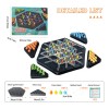 Juego Interactivo De Mesa De Goma Triangular Puzzle Toys
