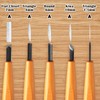 WILLBOND 5 Pcs Linocut Carving Tools Set Linoleum Hand Carving