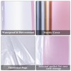 Tuhangcc Binder with Plastic Sleeves 8.5x11 20-Pocket- Heavy Duty Art