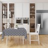 Encasa Homes Printed Tablecloth 145 x 145 cm for Square