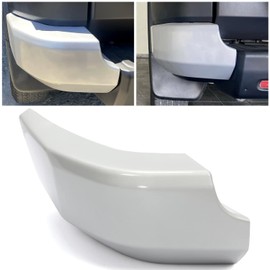 KUAFU Rear Bumper End Caps Cover Compatible with 2007-2014 Toyota FJ Cruiser Replace for TO1104121, 5246235021 (Silver Left Driver Side)