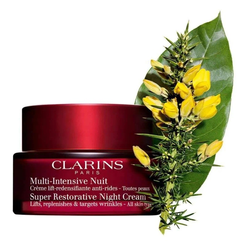 Crema Hidratante Noche Clarins Super Restorative Antiarrugas 50ml