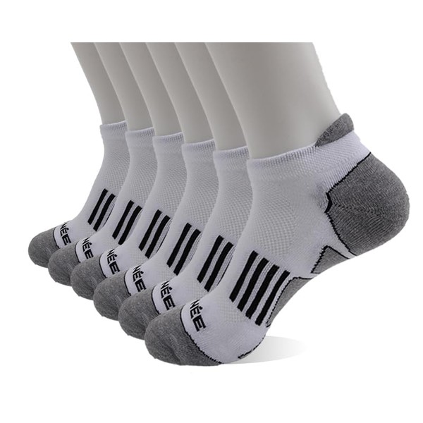 JOYNÉE 6 Pairs Mens Ankle Running Socks Men Low Cut