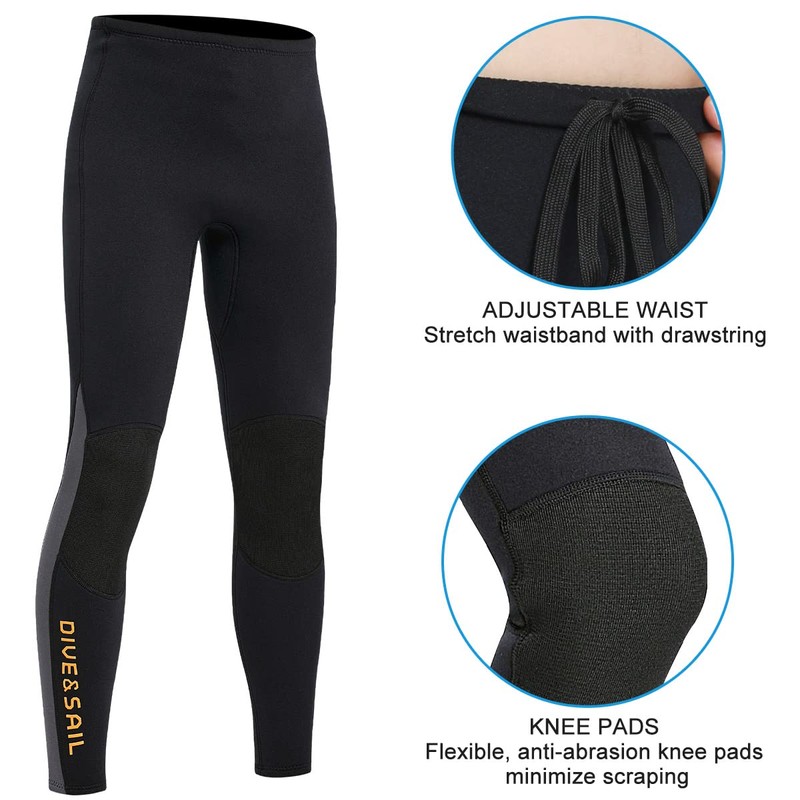Wetsuit Pants 3mm Neoprene Pants Men Surfing Pants Keep Warm